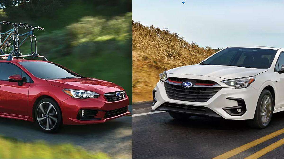 2023 Subaru Impreza and 2023 Subaru Legacy