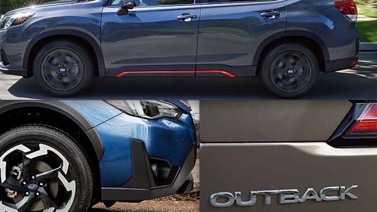 2023 Subaru Forester, 2023 Subaru Crosstrek, 2022 Subaru Outback