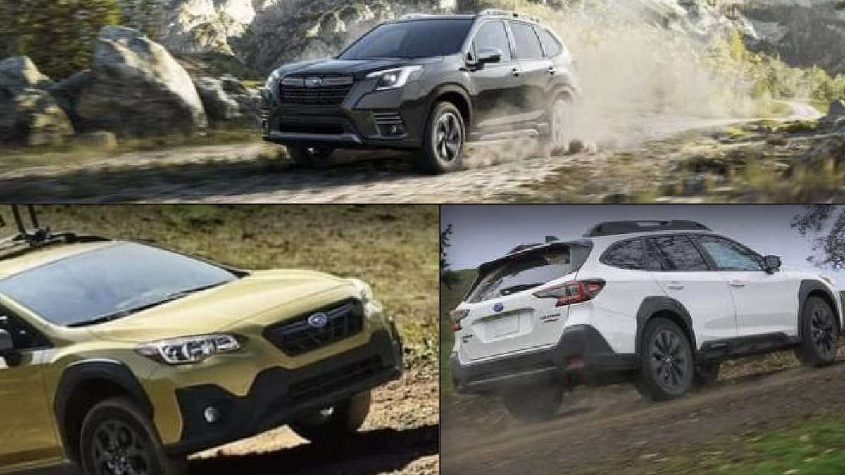 2023 Subaru Forester, 2023 Crosstrek, 2023 Outback