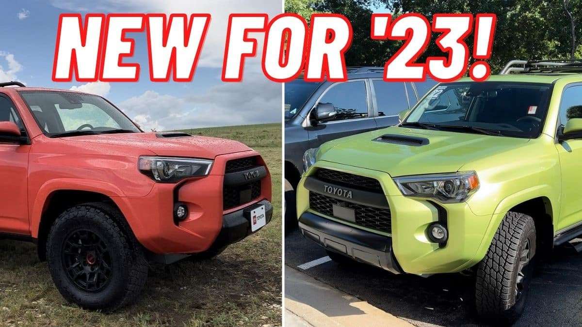 2023 Toyota 4Runner TRD Pro Solar Octane 2022 4Runner TRD Pro Lime Rush