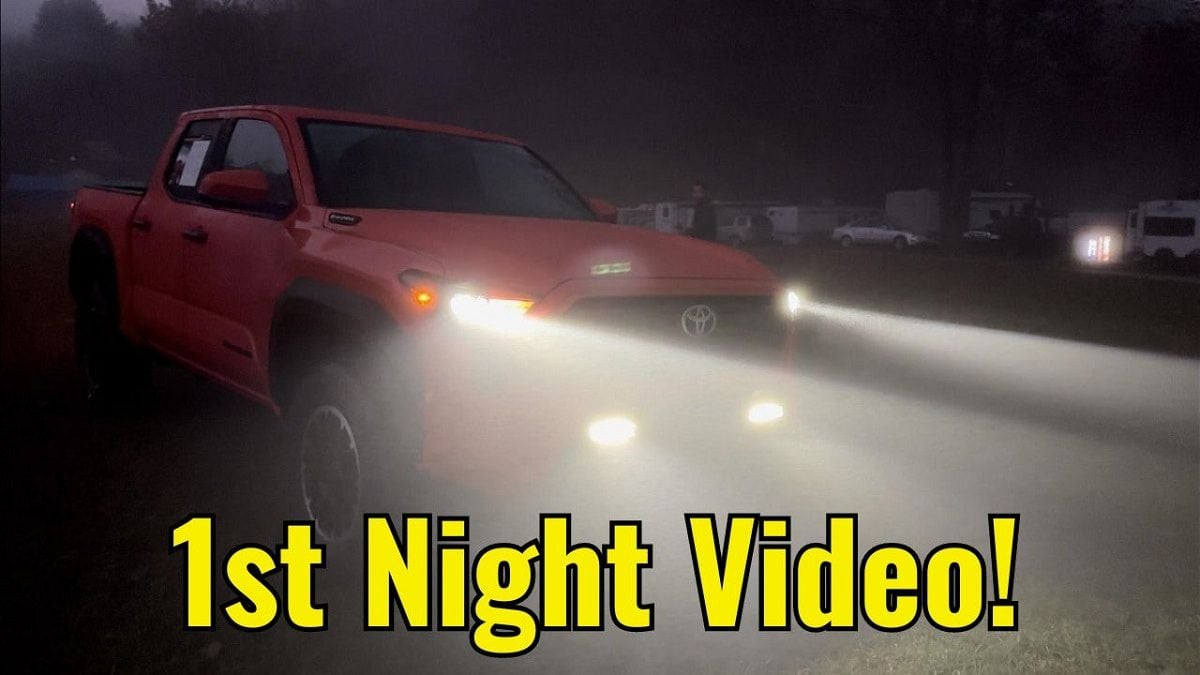 First night video of the 2024 Tacoma TRD off-road