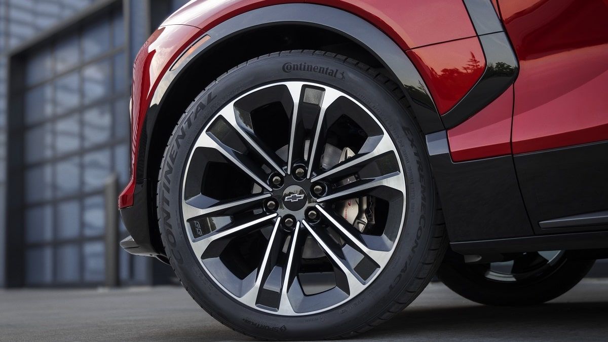 Image of 2024 Blazer EV front brakes courtesy of Chevrolet.