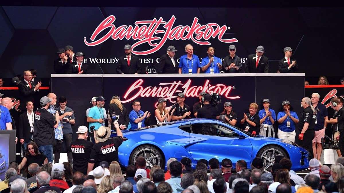 2024 Chevrolet Corvette E-Ray Sells at Barrett-Jackson
