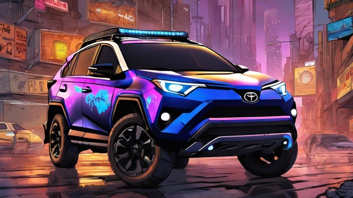 AI Generated image of a New Toyota RAV4