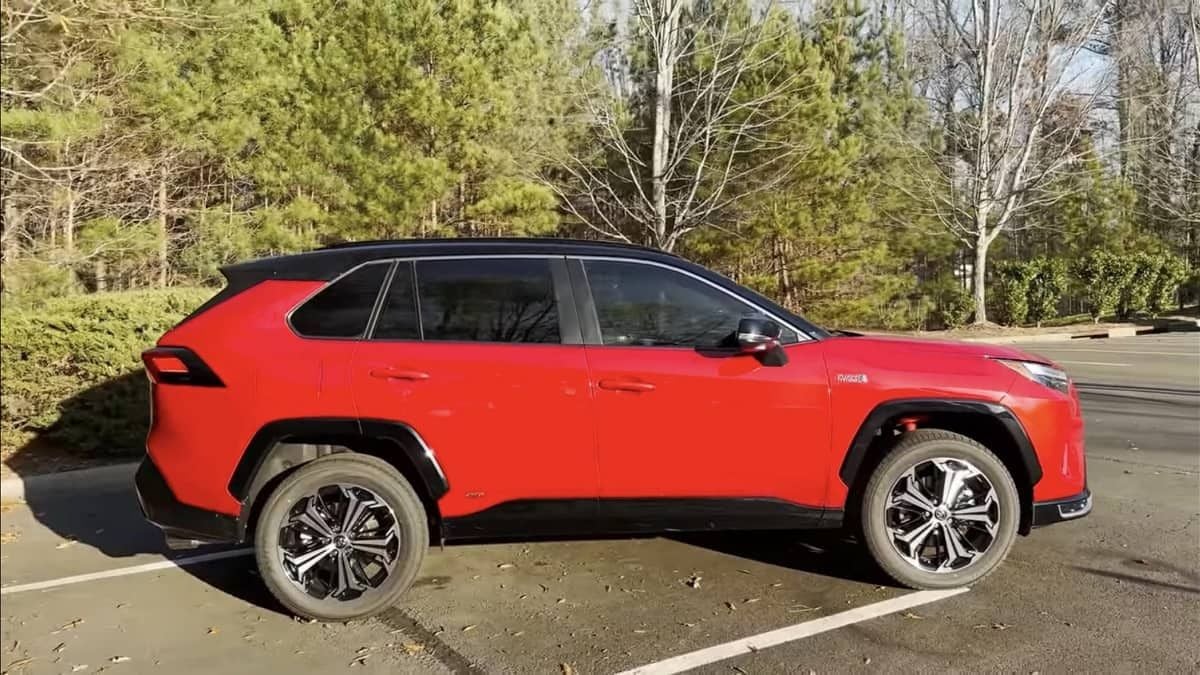 New Toyota RAV4 in Red Color