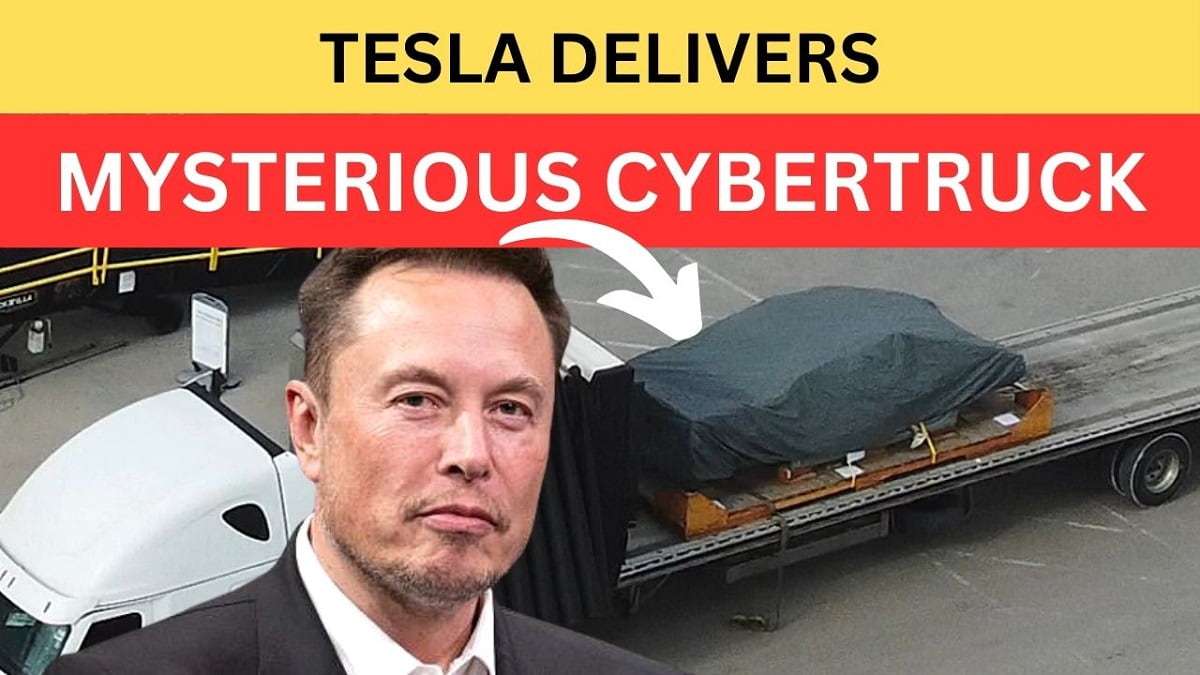 Tesla Cybertruck's Perhaps First Frame Comes Off Giga Texas Assembly Line