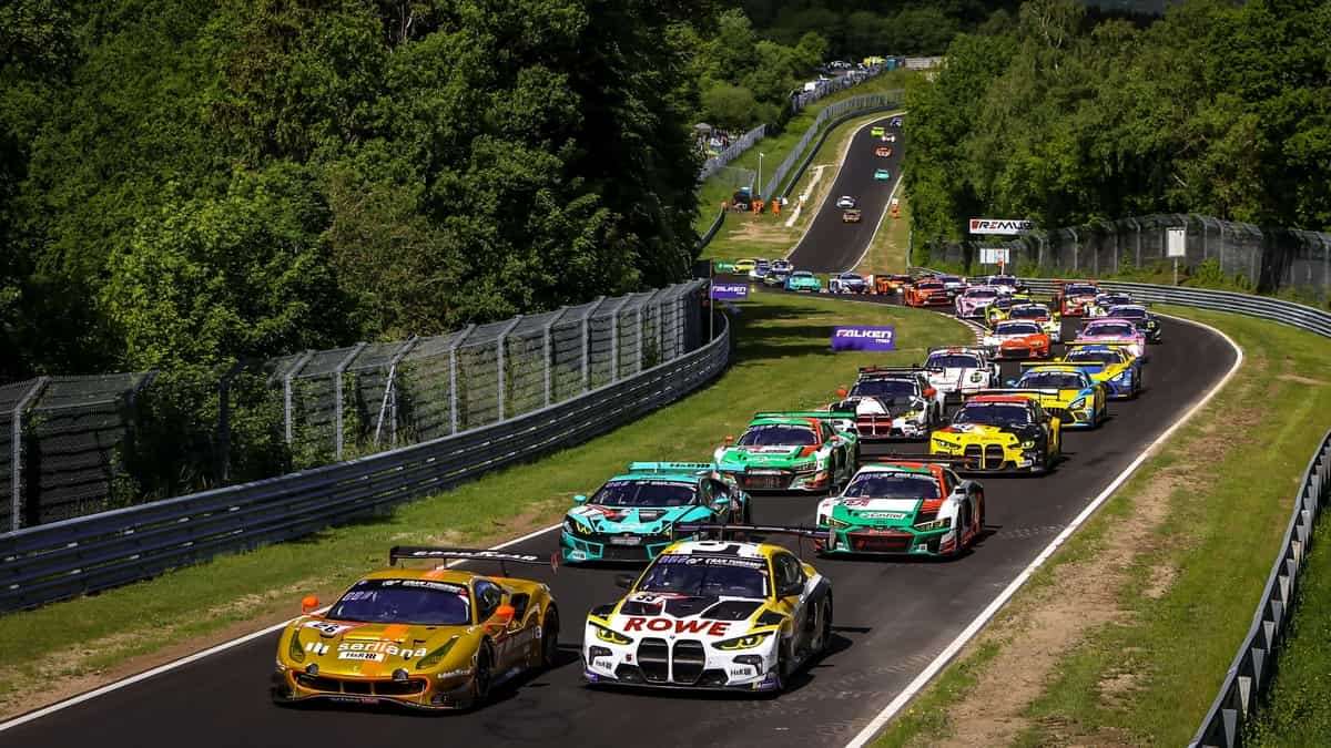 Image showing the field for the 50th running of the 24 hours of the Nurburgring race.