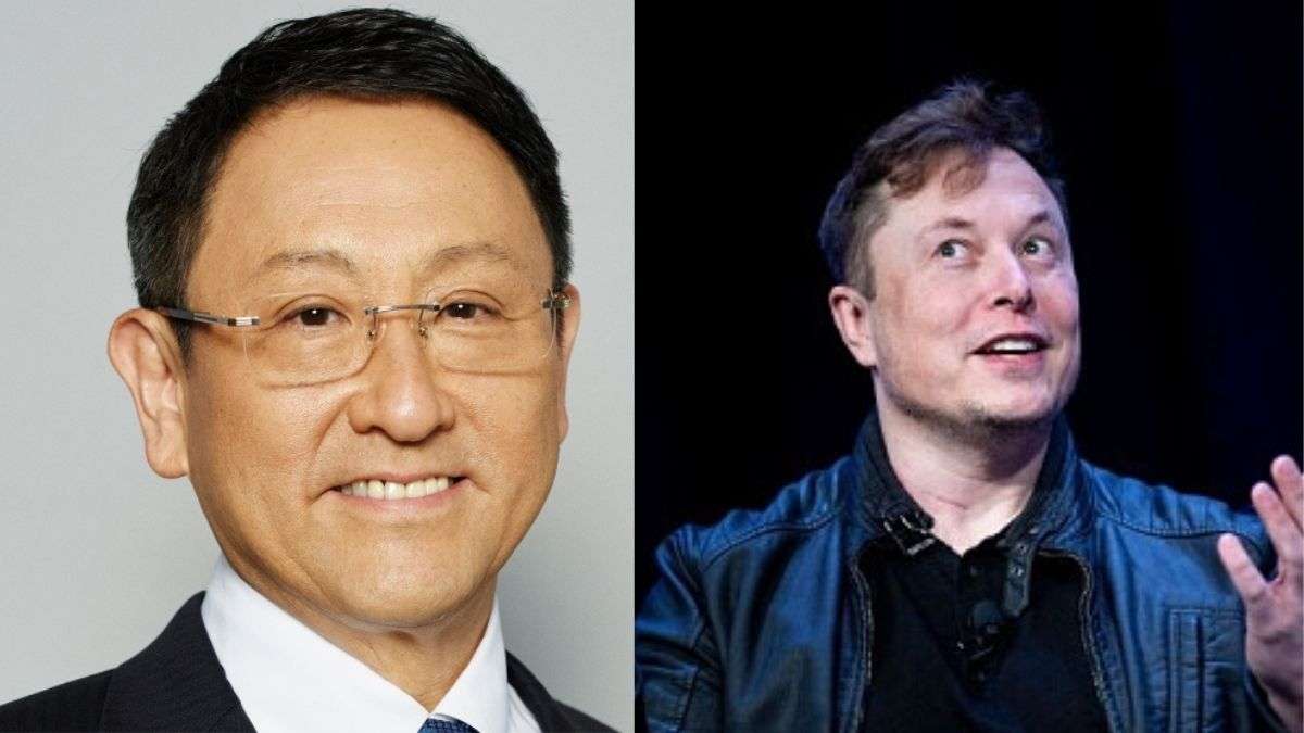 Akio Toyoda and Elon Musk
