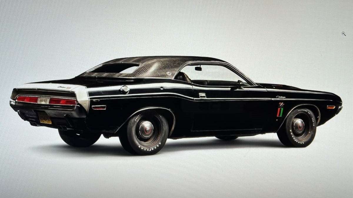 1970 Black Ghost Dodge Challenger Heads to Auction