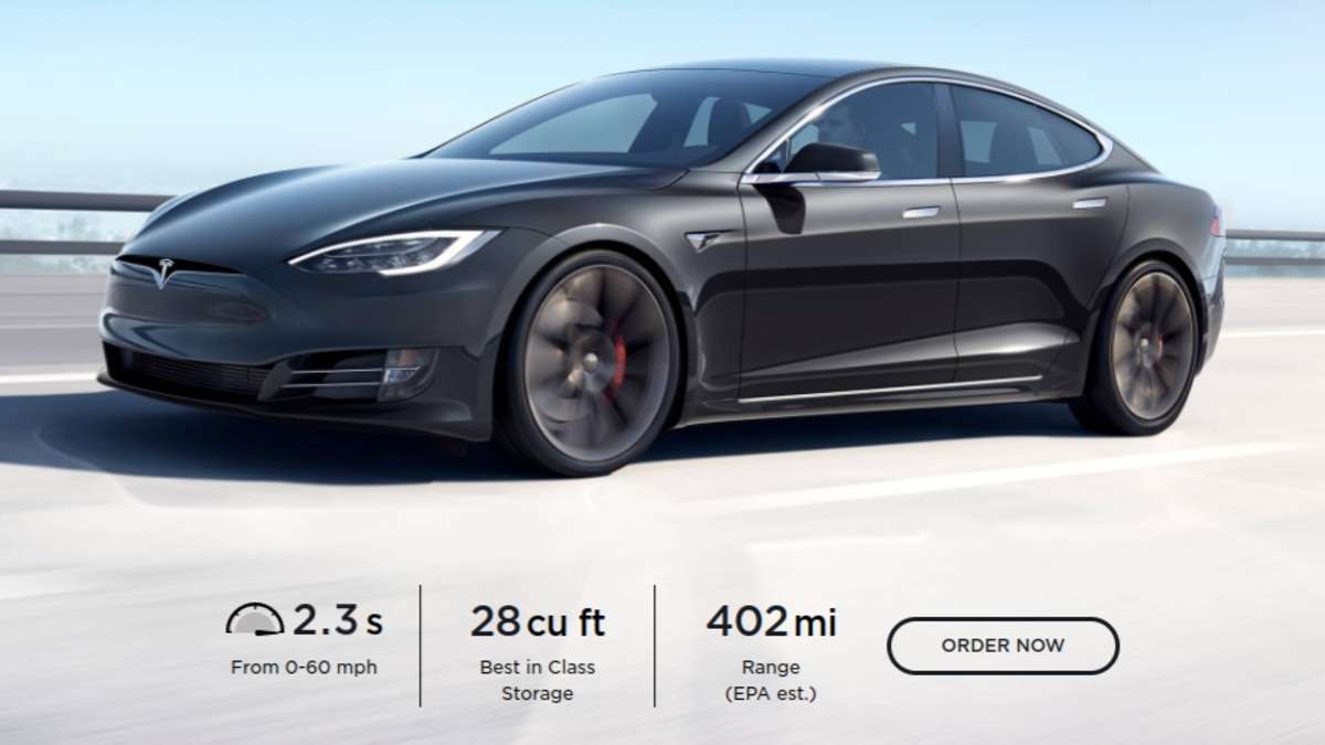 Black Tesla Model S