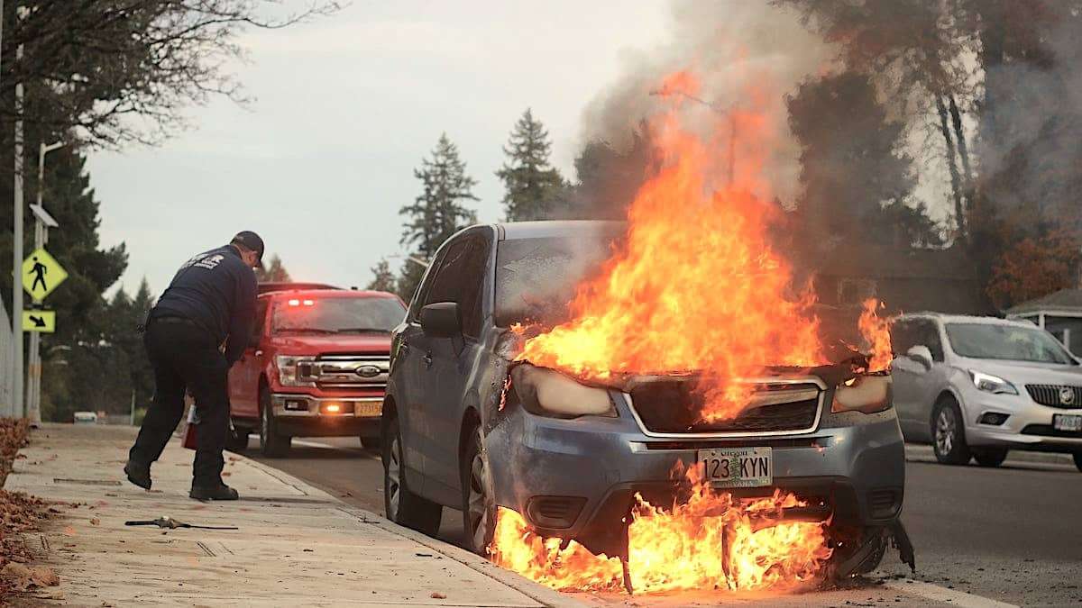 Land Rover fire hazard recall
