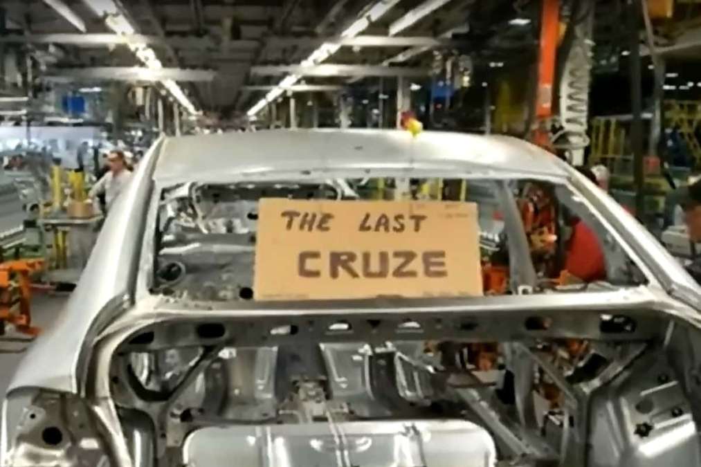 Last Chevy Cruze built.