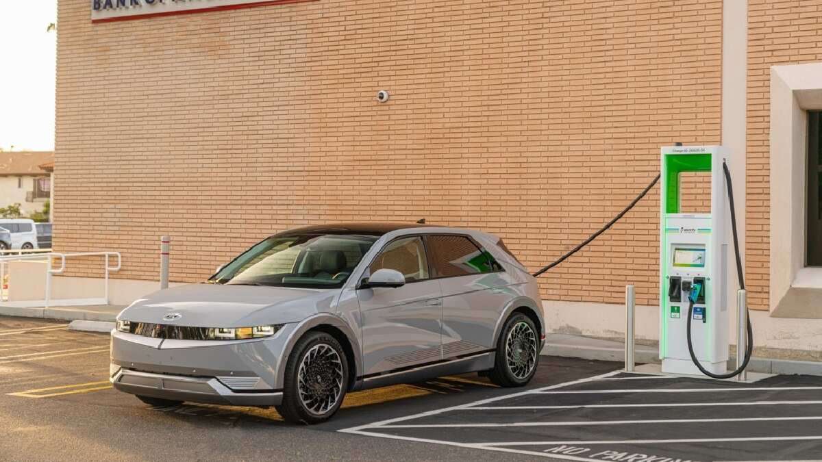 EV charging image courtesy of Electrify America