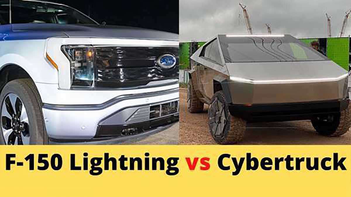 Ford F-150 Lightning vs. Tesla Cybertruck