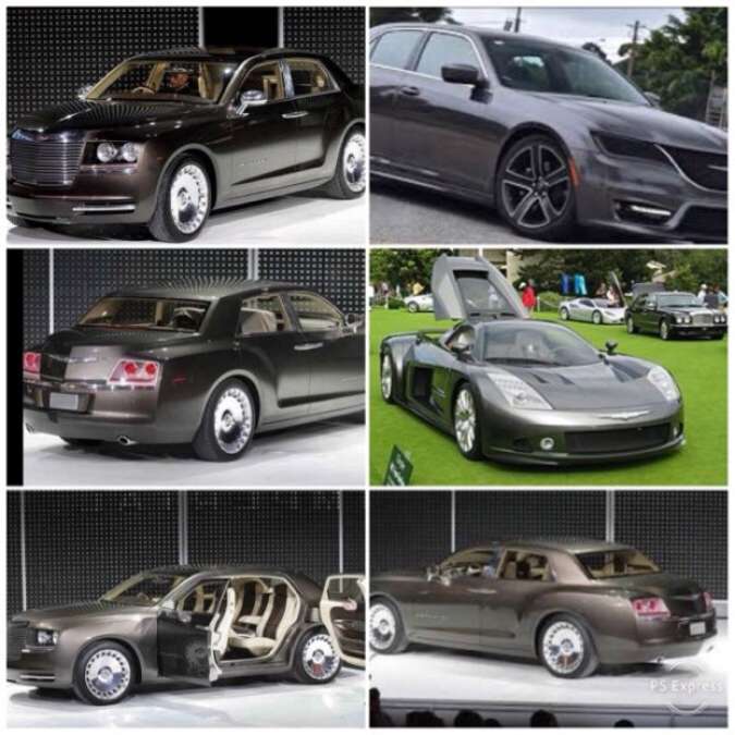 Chrysler Concept Cars including the 2020 Imperial and ME Four Twelve Concept Sportscar and the 2020 300