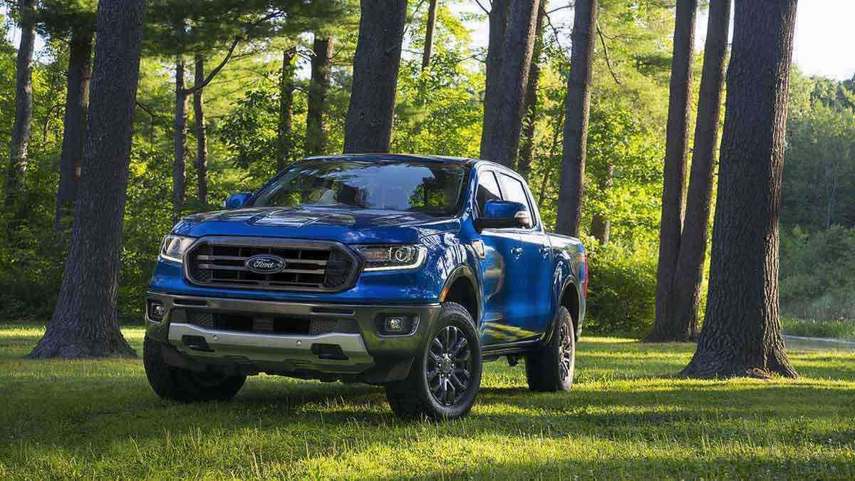 Blue Ford Ranger 2020