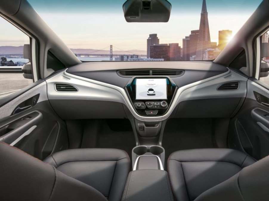 GM EV without steering wheel