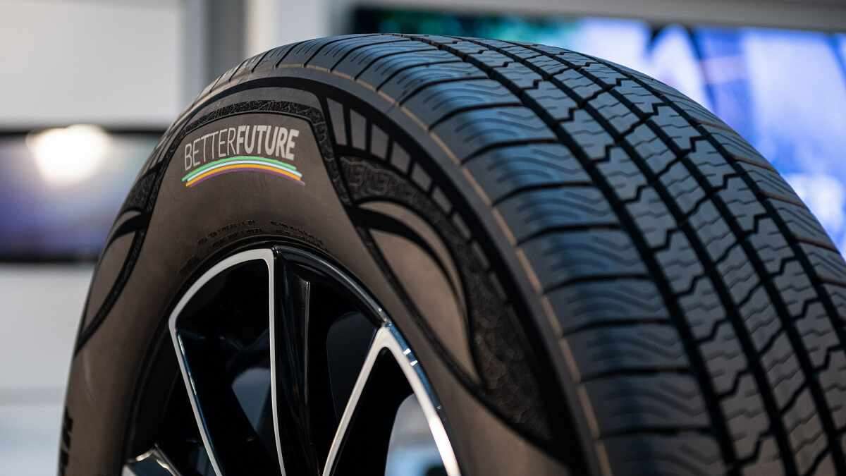 image of sustainable tire by Goodyear
