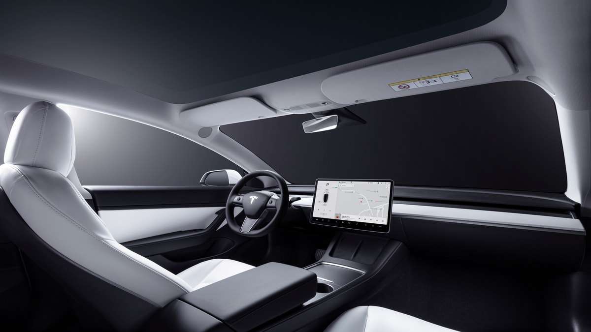 Tesla interior