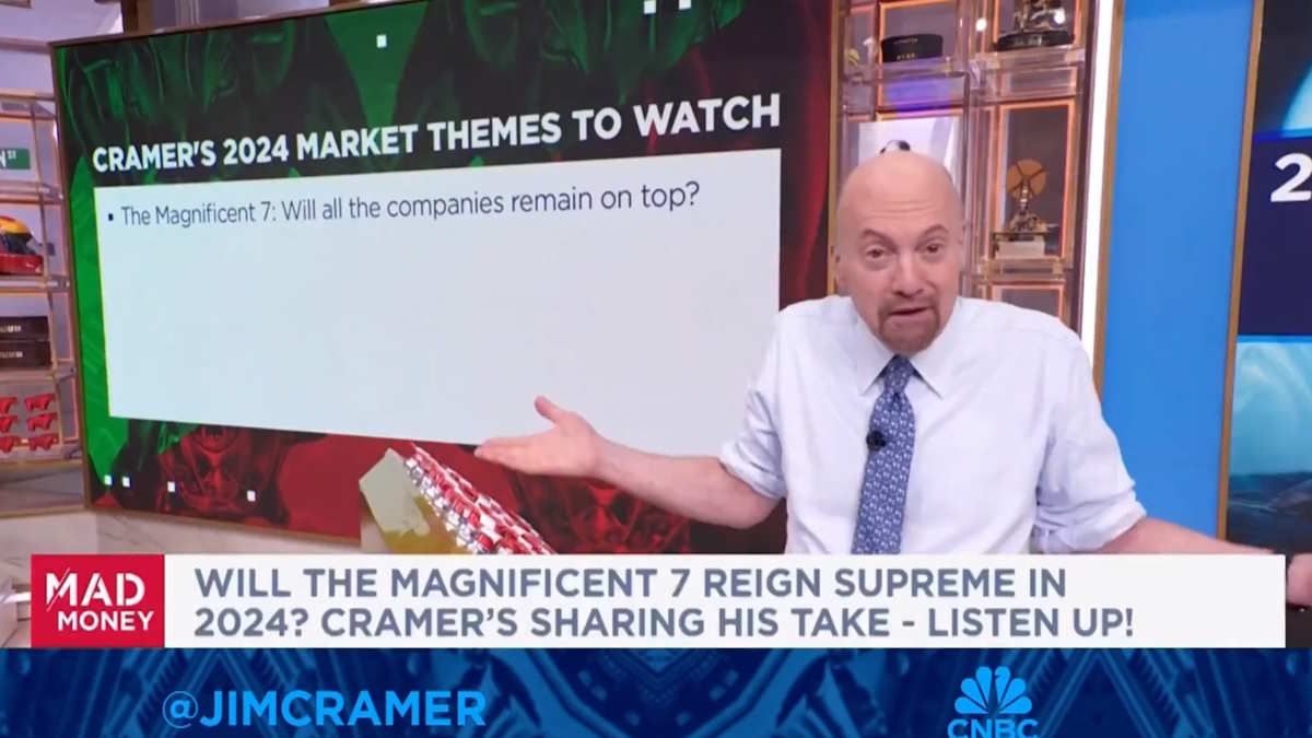 Jim Cramer Says Tesla Will Be the First To Fall This Year: Congratulations To All Tesla Investors, 2024 Should Be a Banner Year