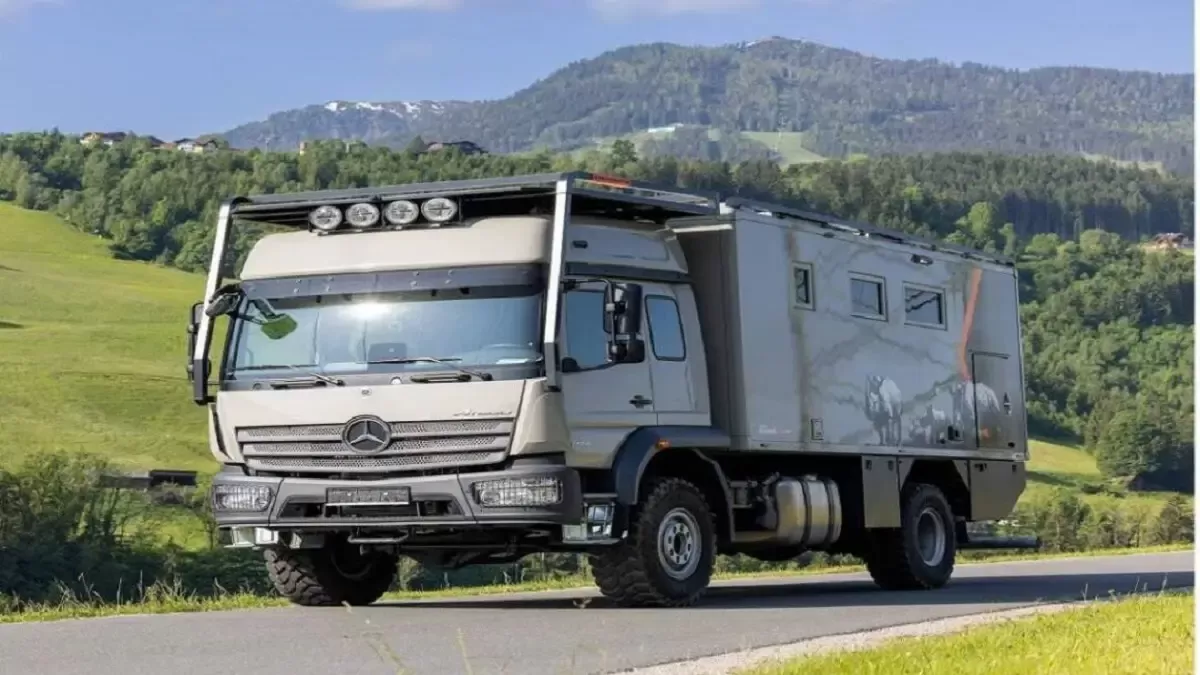 Mercedes Krug is a real off-road vehicle