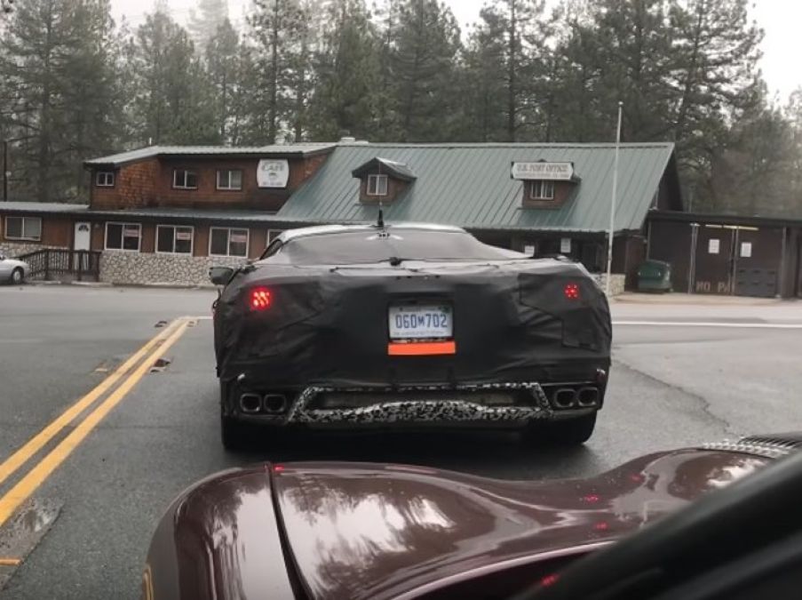 Mid-Engine Corvette from the Rear