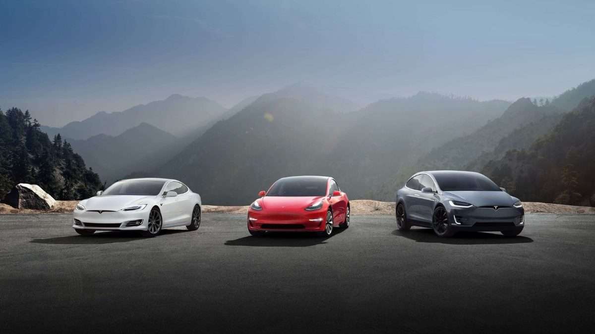 Tesla Models side by side