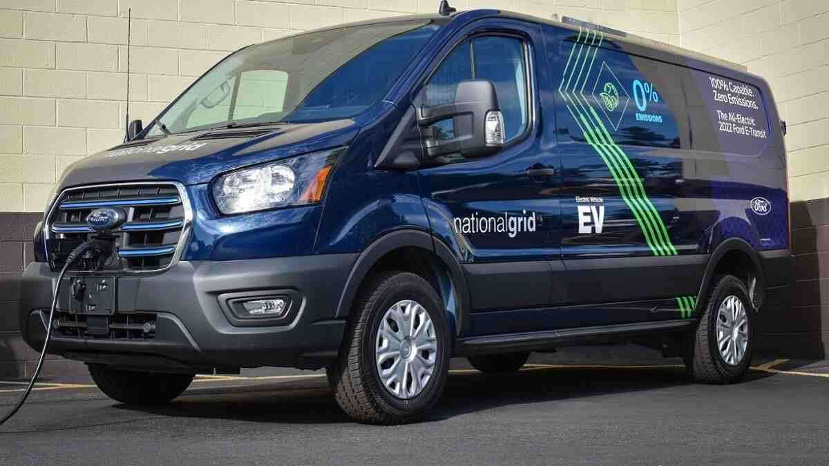 National Grid E-Transit May Have Digital Rearview