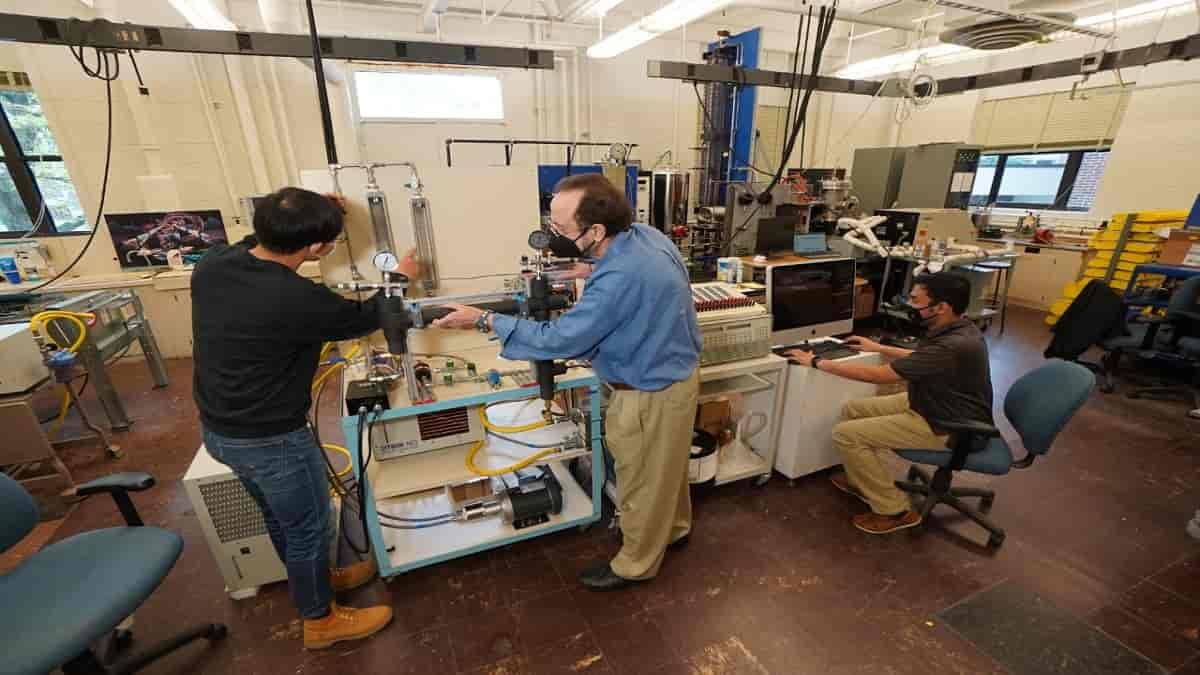 Purdue Researchers Work On Quick-Charge Cable -- Photo Courtesy Purdue University and Ford Motor Co.