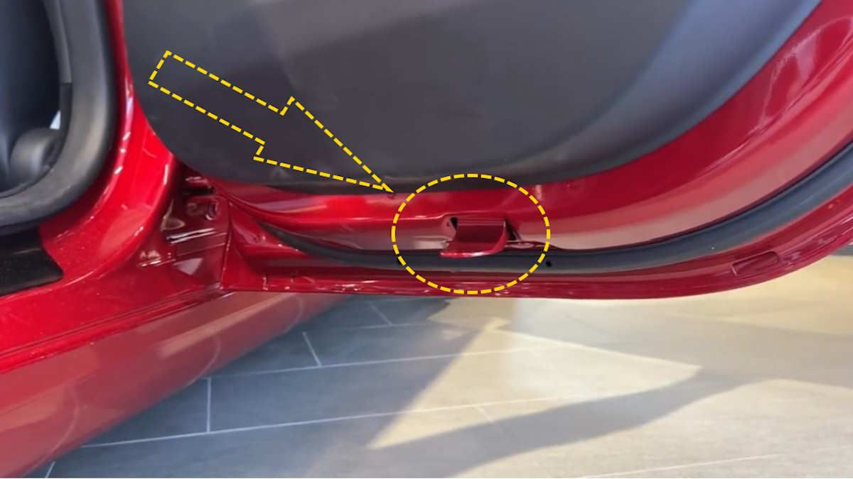 Tesla Model 3 Highland Has a Secret Door Latch: What the Secret Door Latch Is Actually Used For