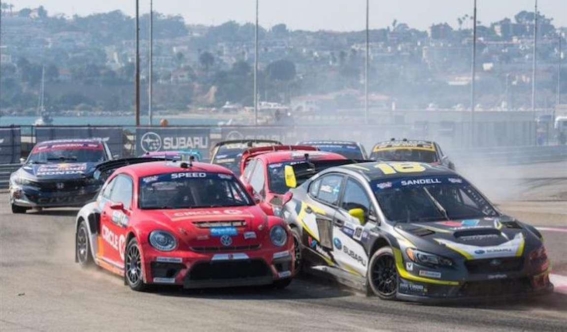 2018 Subaru WRX STI, GRC, Volkswagen Beetle, Red Bull Global Rallycross