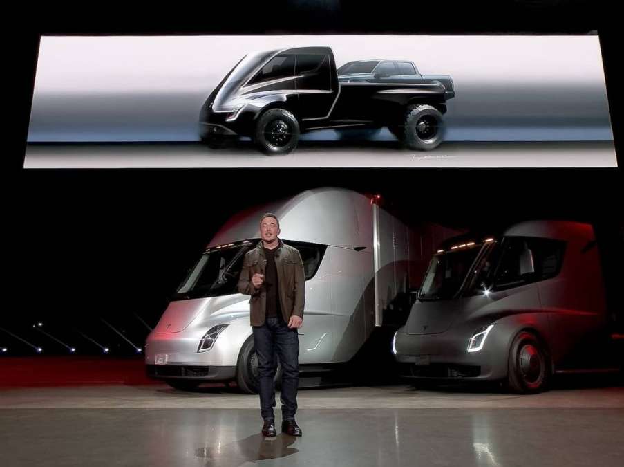 Elon Musk and Tesla EV Pickup Truck
