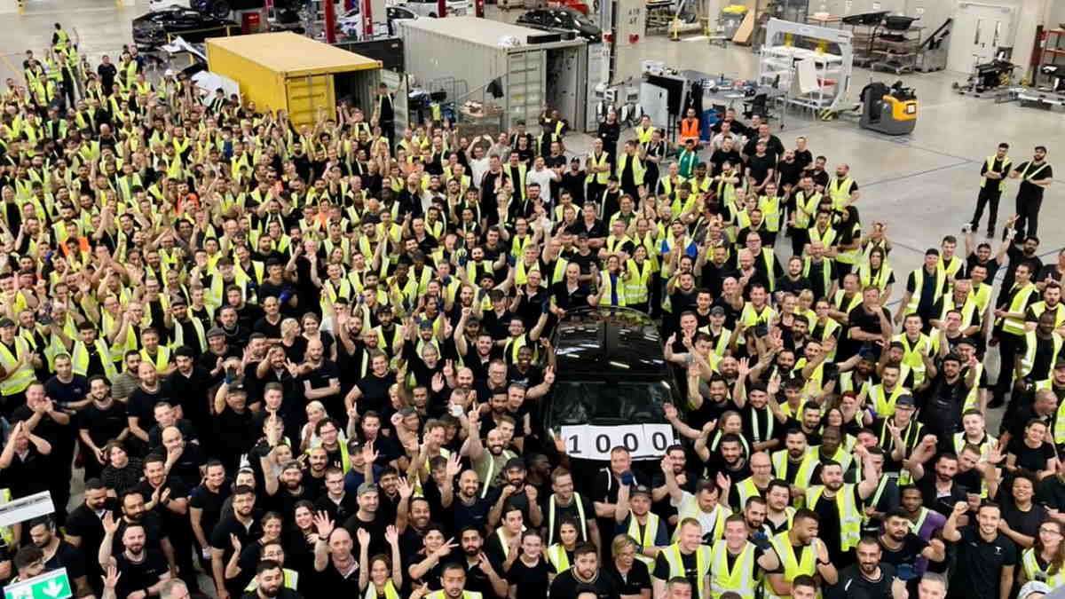 Tesla's Giga Berlin Achieves 1,000 Vehicles Per Week Milestone