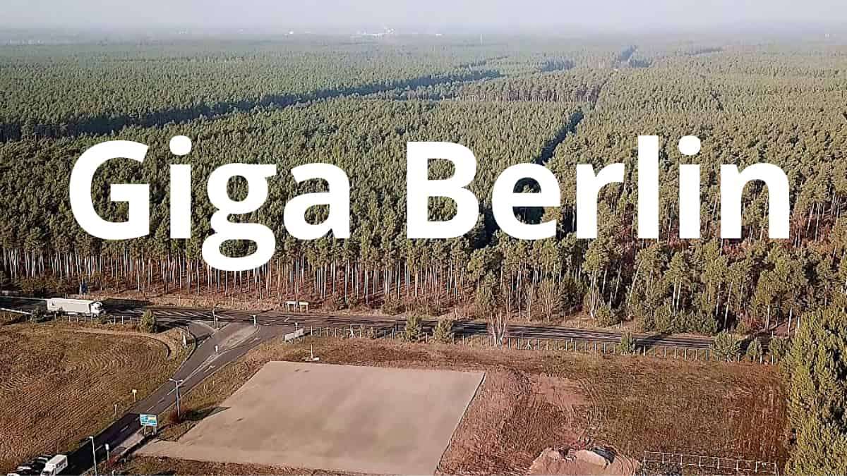 Tesla Giga Berlin Drone View