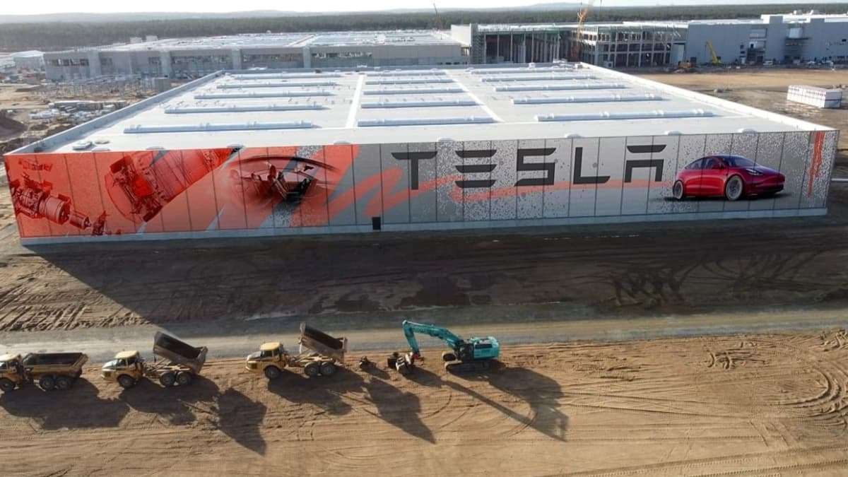 Tesla Giga Berlin Graffiti Concept by 153Design