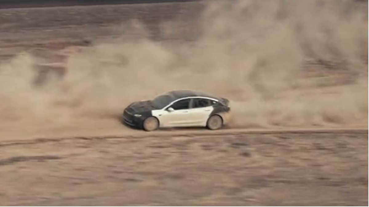 Tesla Model 3 Seen Doing Testing In Harsh Environmental Conditions: Extreme Desert Heat, Sand, and Rock
