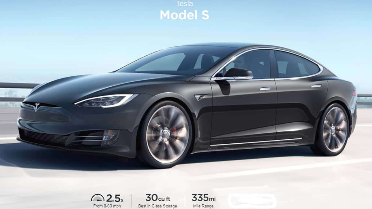 Grey Tesla Model S