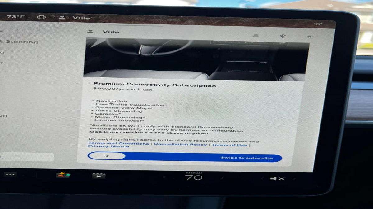 Tesla Premium Connectivity Is Now Live