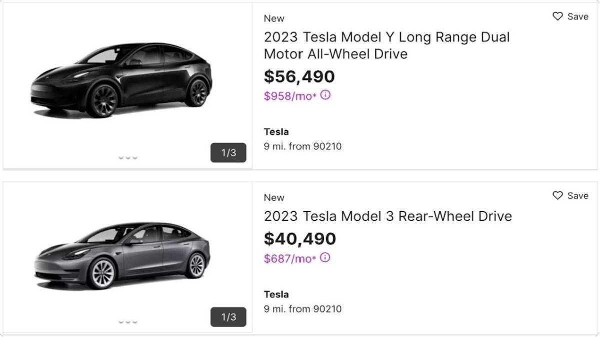 Tesla Quietly Listing New Vehicles on Cars.com - First Time Tesla Sells Cars Outside of Its Man Website: New Demand Lever Pulled