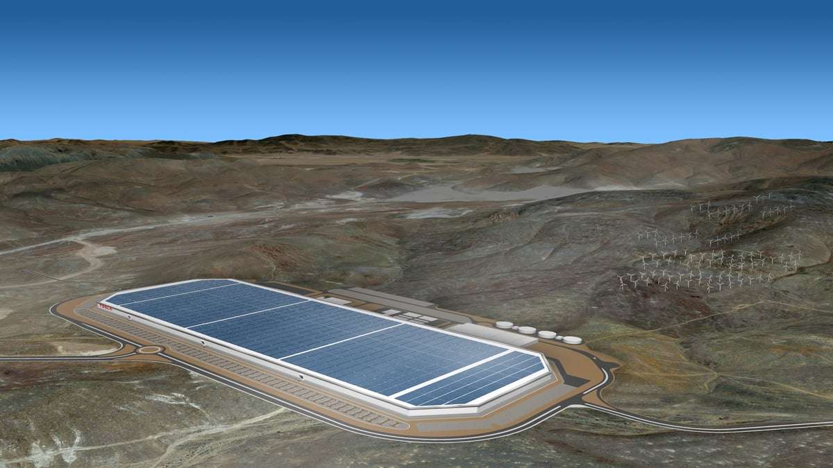Tesla's Nevada Gigafactory where the Panasonic's battery expansion will occur