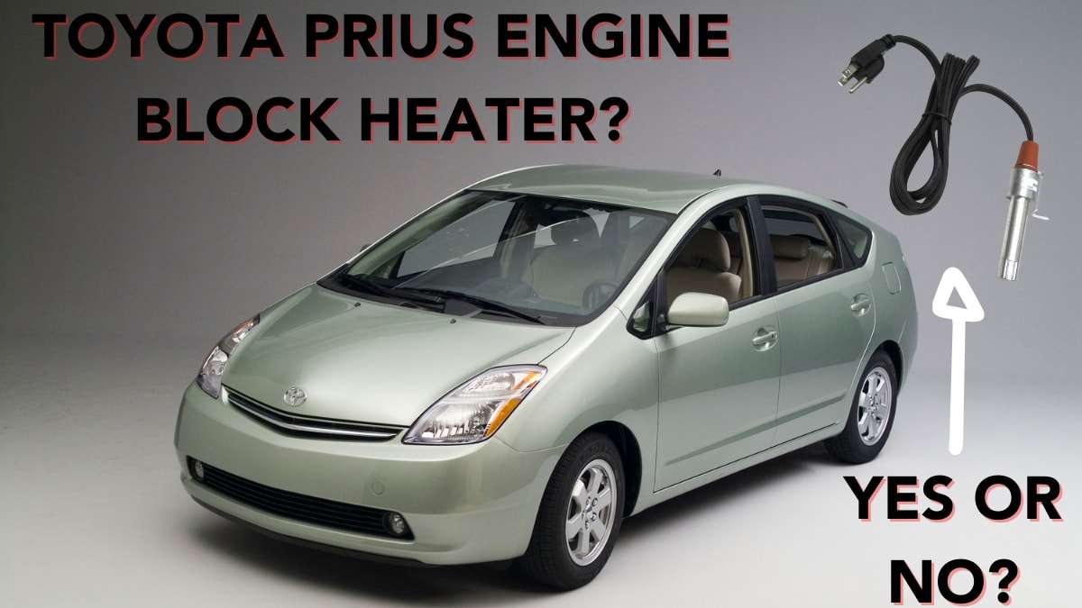 Toyota Prius Engine Block Heater