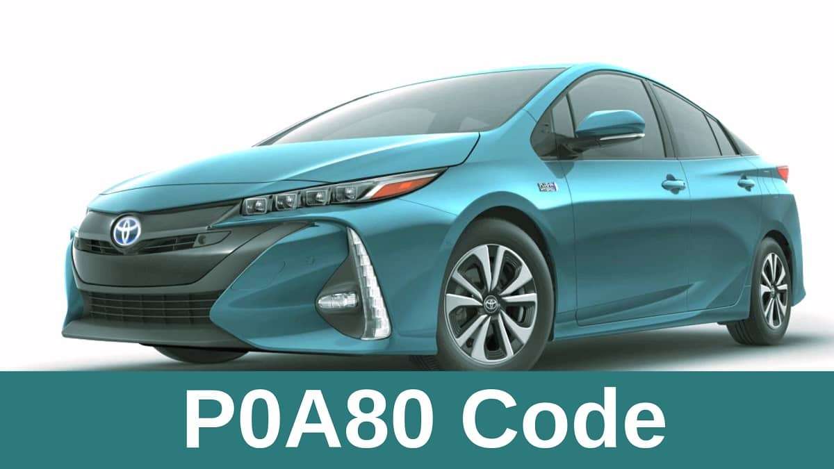 Toyota Prius P0A80 Code Options