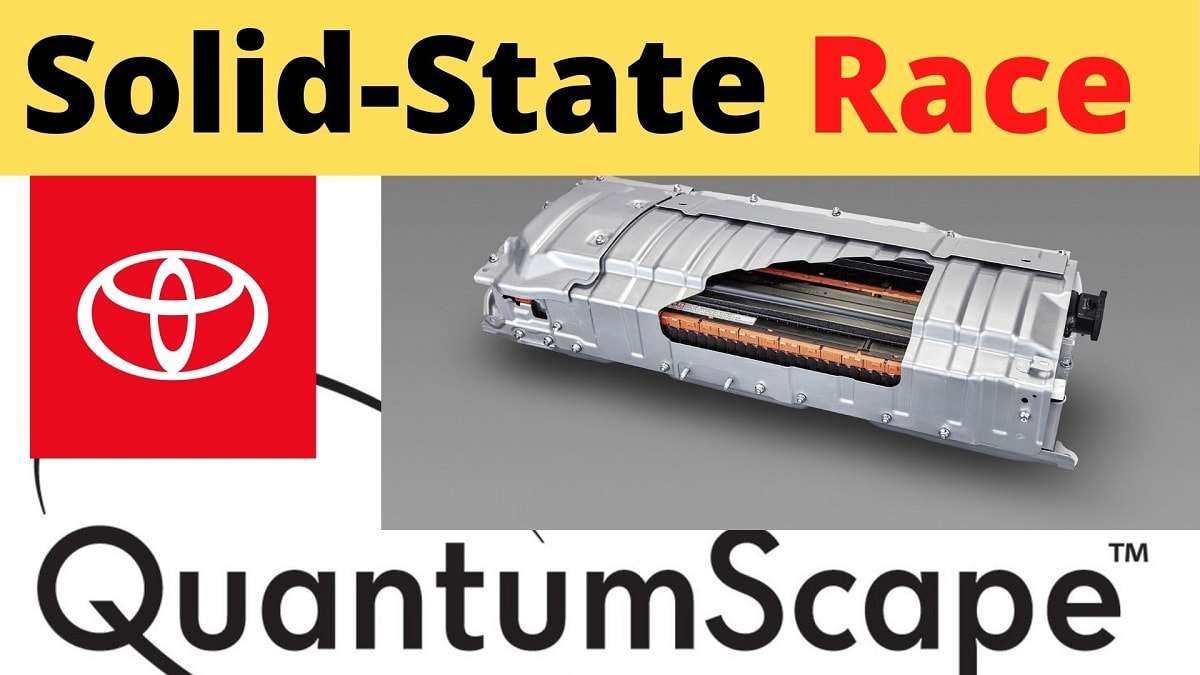 Toyota QuantumScape Solid-State Battery Race