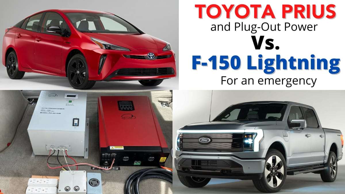 Toyota Prius and PoP vs F150 Lightning