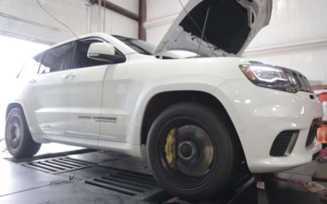 Jeep Trackhawk on the Hennessey Dyno