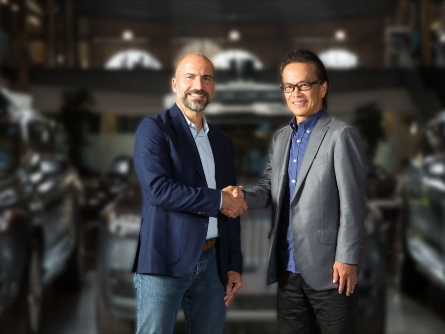 Uber and Toyota partner up.