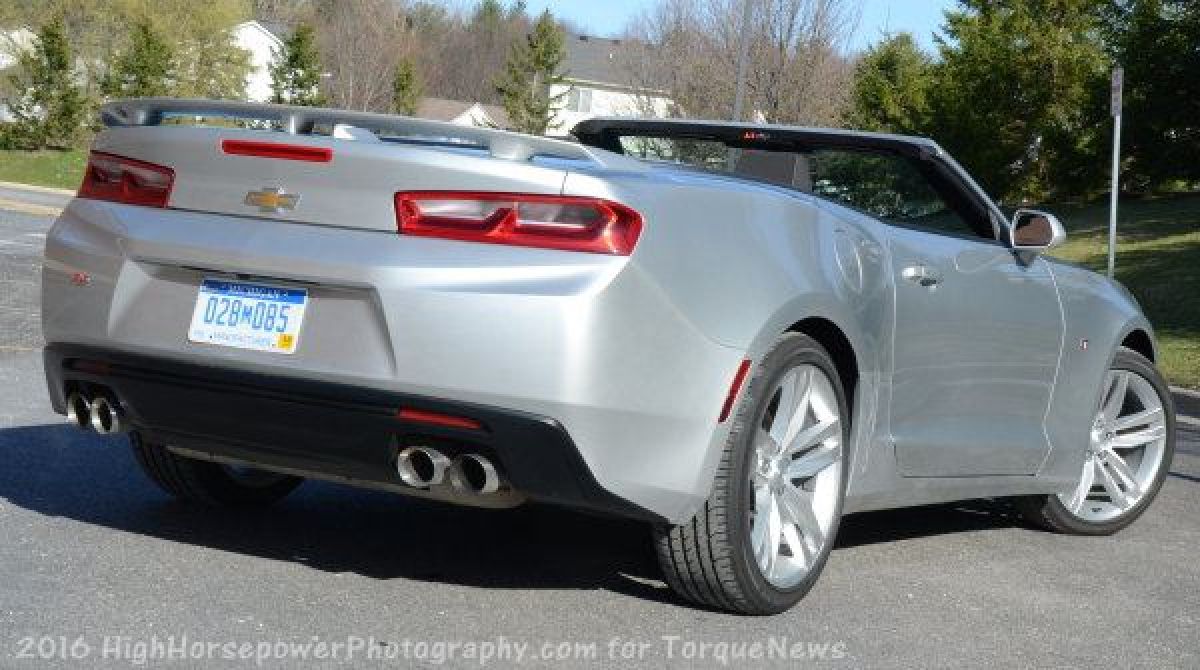 16 camaro rear top down