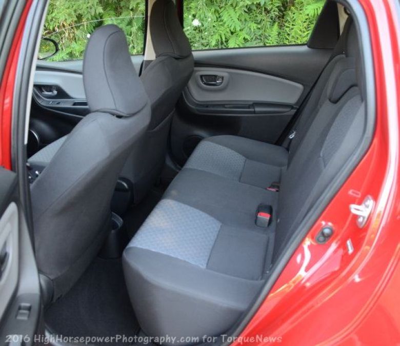 16 yaris rear seats