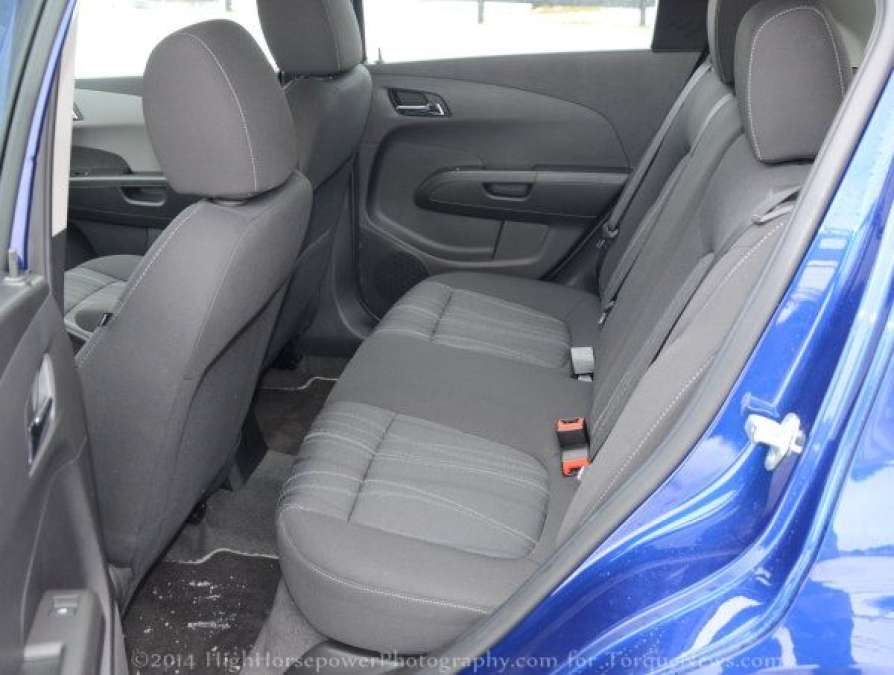 sonic lt rear seats