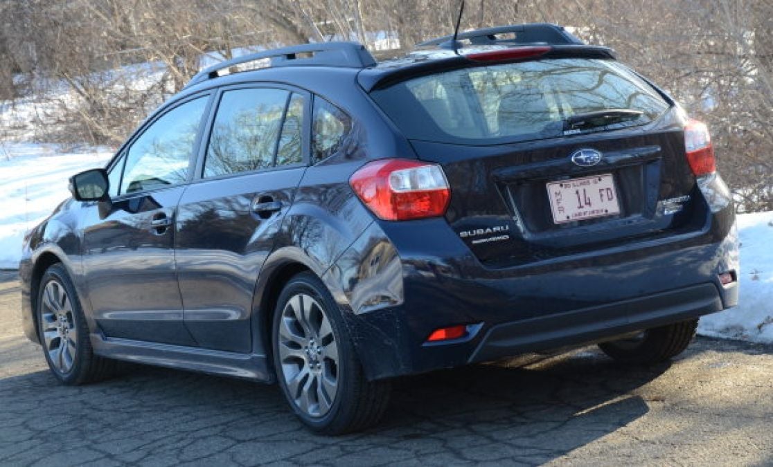 2015 impreza rear